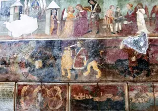 Ciclo Vizi e virtù - Cappella di Santo Stefano a GiaglioneFrazione Santo Stefano