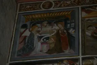 Storie di Cristo - 1 Annunciazione - Pieve di San Maurizio a San Maurizio Canavese