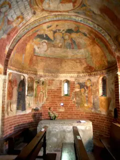 Affreschi abside - Chiesa di San Martino a Ciriè
