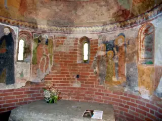 Affreschi abside - Chiesa di San Martino a Ciriè