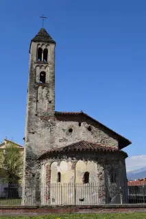Campanile e abside - Cappella di Santa Maria di Spinerano o Spinarano a San Carlo Canavese