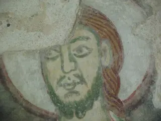 Affresco catino absidale dettaglio - Chiesa di San Ferriolo o San Ferreolo a Grosso