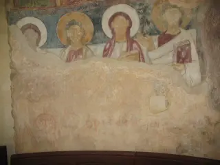 Affresco catino absidale dettaglio - Chiesa di San Ferriolo o San Ferreolo a Grosso