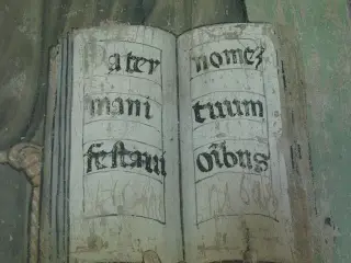 San Bernardino da Siena dettaglio - Chiesa di San Ferriolo o San Ferreolo a Grosso