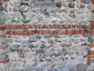 Dettaglio muratura a lisca di pesce - Chiesa di San Ferriolo o San Ferreolo a Grosso