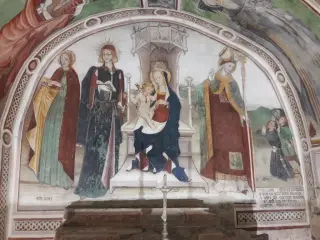 Madonna col Bambino e santi - Cappella di San Giulio a LemieFrazione Forno