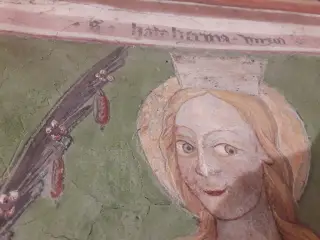 Santa Caterina d'Alessandria - Particolare - Cappella di San Giulio a LemieFrazione Forno