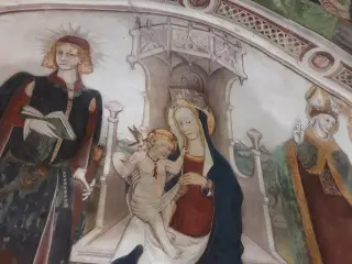 Madonna col Bambino - Cappella di San Giulio a LemieFrazione Forno