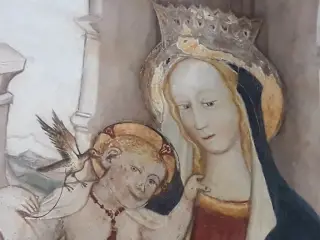Madonna col Bambino - Cappella di San Giulio a LemieFrazione Forno