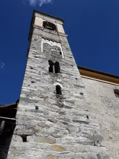 Campanile - Parrocchiale dei Santi Nicola e Grato a Ala di Stura