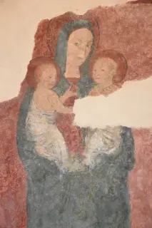 Affresco - Chiesa della Confraternita di Santa Croce a Rocca Canavese