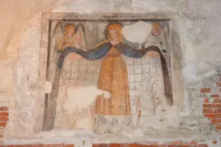 Affresco - Chiesa della Confraternita di Santa Croce a Rocca Canavese