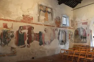 Affreschi - Chiesa della Confraternita di Santa Croce a Rocca Canavese