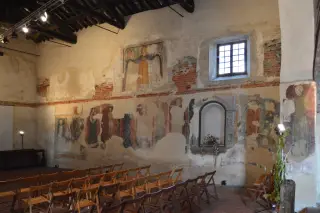 Affreschi - Chiesa della Confraternita di Santa Croce a Rocca Canavese