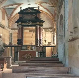 Interno - Pieve di Sant'Alessio a Rocca Canavese