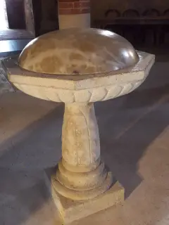 Fonte battesimale - Battistero o Rotonda di San Pietro in Consavia a Asti