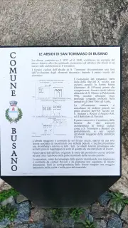 Pannello illustrativo - Parrocchiale di San Tommaso Apostolo a Busano