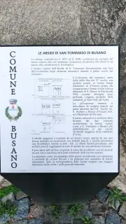 Pannello illustrativo - Parrocchiale di San Tommaso Apostolo a Busano