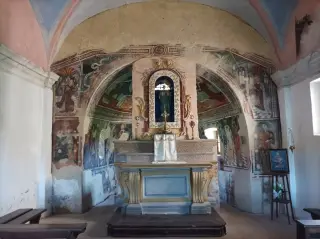 Interno - Cappella della Madonna di Vespiola a Baldissero Canavese