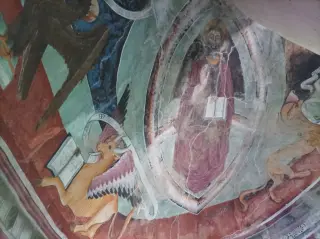 Cristo in Mandorla - Cappella della Madonna di Vespiola a Baldissero Canavese