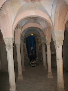 Cripta - Santuario o Priorato di Santo Stefano al Monte a Candia Canavese