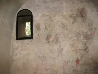 Affresco navata destra - Santuario o Priorato di Santo Stefano al Monte a Candia Canavese