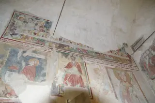 Ultima Cena e Santo Vescovo - Chiesa di San Lorenzo a Settimo Vittone