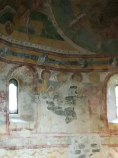 Affreschi Abside - Chiesa di Santo Stefano di Sessano a Chiaverano