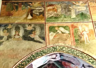 Affreschi - Chiesa di San Giorgio a Valperga
