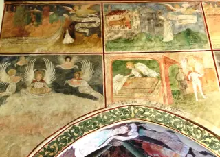 Affreschi - Chiesa di San Giorgio a Valperga