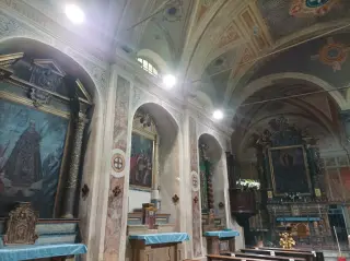 Interno - Pieve di Santa Maria in Doblazio a Pont Canavese