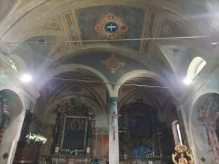 Interno - Pieve di Santa Maria in Doblazio a Pont Canavese