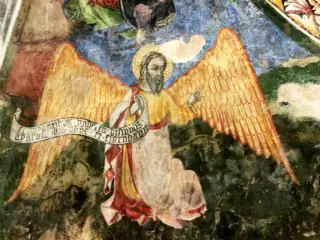 Affresco - Pieve o Chiesa di Santa Croce a Sparone