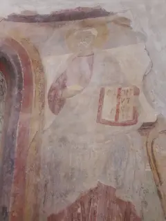 Particolare affreschi abside - Chiesa di San Michele in Clivolo a Borgo d'Ale