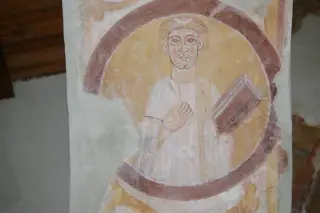 Affreschi del sottarco - Chiesa di San Michele in Clivolo a Borgo d'Ale