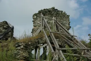 Abside - Ruderi Della Chiesa di Santa Maria d'Areglio o Gesiassa a Borgo d'AleFrazione Areglio