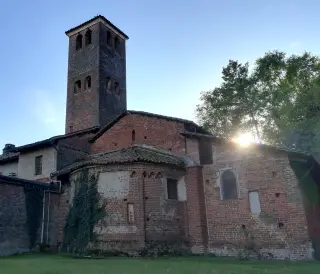 Abside e campanile - Parrocchiale dei Santi Nazario e Celso a Quinto Vercellese