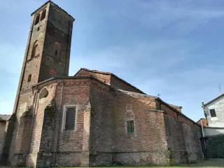 Abside e campanile - Parrocchiale di San Giorgio a Collobiano