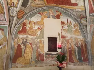 Affreschi interni - Parrocchiale di San Pietro e Paolo a CossatoFrazione Castellengo