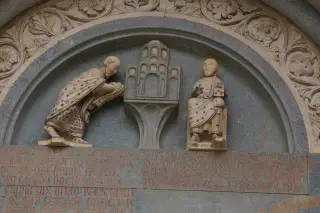 Lunetta con il Cardinale Guala Bicchieri - Basilica di Sant'Andrea a Vercelli