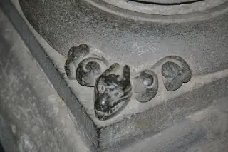 Base colonna navata - Basilica di Sant'Andrea a Vercelli