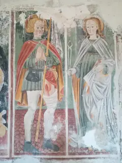 Affreschi - Oratorio di Santa Maria Nuova a Sillavengo