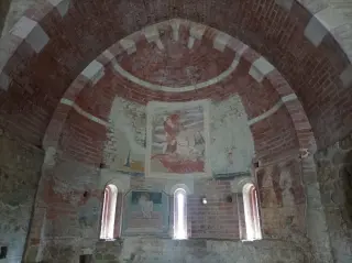 Abside maggiore - Chiesa Cimiteriale di San Giorgio a MontafiaFrazione Bagnasco