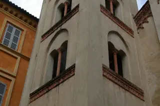 Particolare del campanile - Chiesa di San Giacomo a BiellaFrazione Piazzo