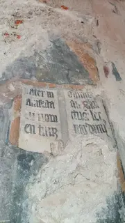 Tracce di affresco - Chiesa di Santa Maria Maggiore a Candelo