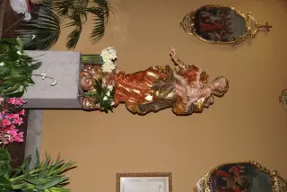 Madonna col Bambino - Parrocchiale dei Santi Quirico e Giulitta a TriveroFrazione Gioia