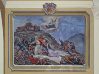 Cattura di Fra Dolcino - Parrocchiale dei Santi Quirico e Giulitta a TriveroFrazione Gioia