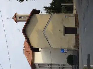 Facciata - Oratorio o Chiesa dei Santi Sebastiano e Fabiano a LessonaFrazione Castello
