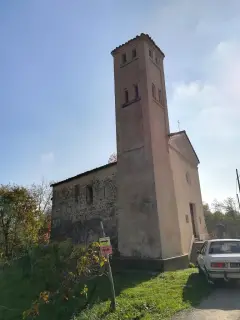 Facciata e campanile - Rettoria di San Gaudenzio a LessonaFrazione Principe
