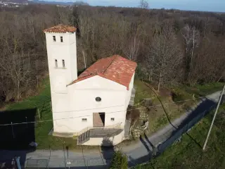 Vista aerea - Rettoria di San Gaudenzio a LessonaFrazione Principe